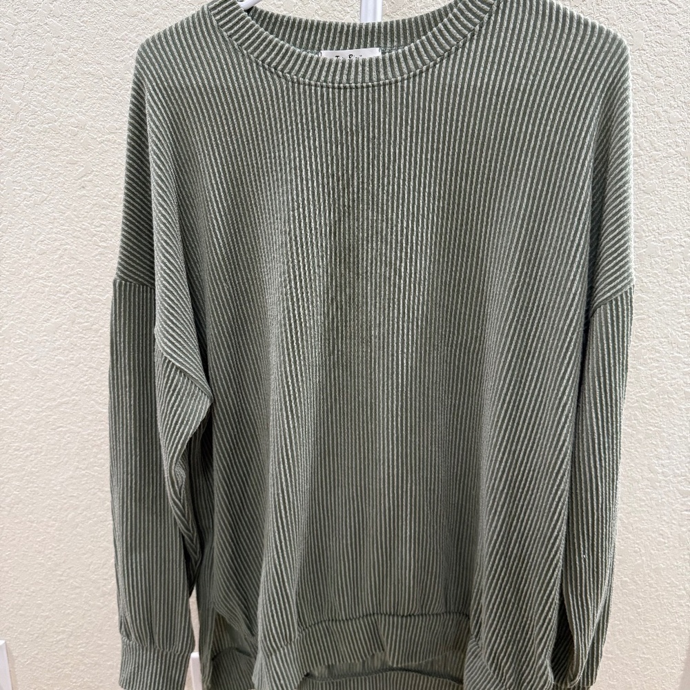 Medium Boutique Corded Olive Top